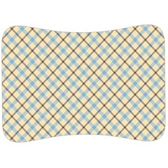 Plaid 2 Velour Seat Head Rest Cushion by dressshop