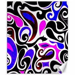 Retro Swirl Abstract Canvas 8  X 10  by dressshop