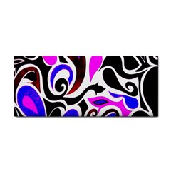 Retro Swirl Abstract Hand Towel by dressshop