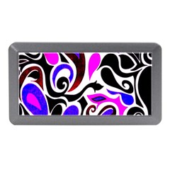 Retro Swirl Abstract Memory Card Reader (mini) by dressshop