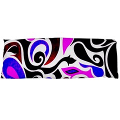 Retro Swirl Abstract Body Pillow Case (dakimakura) by dressshop