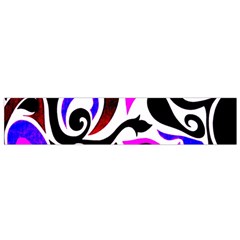 Retro Swirl Abstract Small Flano Scarf by dressshop