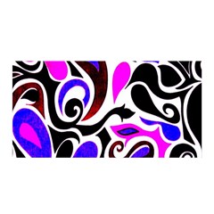 Retro Swirl Abstract Satin Wrap by dressshop