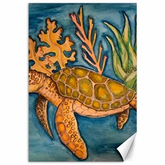 Turty- All Canvas 12  X 18  by ArtByAng