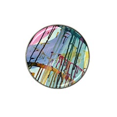 Chaos In Colour  Hat Clip Ball Marker (4 Pack) by ArtByAng