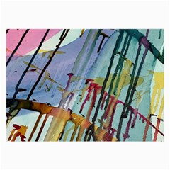 Chaos In Colour  Large Glasses Cloth by ArtByAng