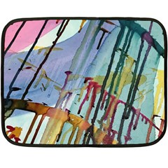 Chaos In Colour  Fleece Blanket (mini)