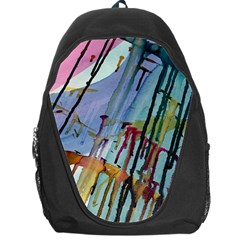 Chaos In Colour  Backpack Bag by ArtByAng