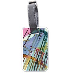 Chaos In Colour  Luggage Tags (one Side)  by ArtByAng