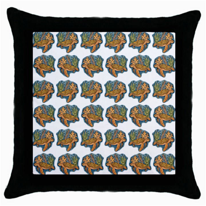 Tommyturt Throw Pillow Case (Black)