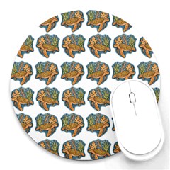 Tommyturt Round Mousepads by ArtByAng