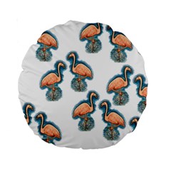 Flaming Gogo Standard 15  Premium Round Cushions by ArtByAng