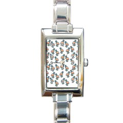 Flaming Gogo Rectangle Italian Charm Watch by ArtByAng