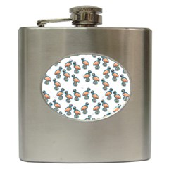 Flaming Gogo Hip Flask (6 Oz) by ArtByAng