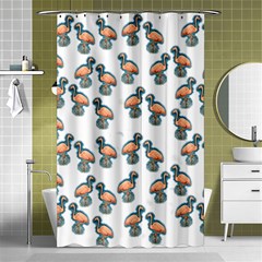 Flaming Gogo Shower Curtain 48  X 72  (small)  by ArtByAng