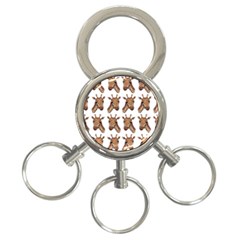 Giraffe 3-ring Key Chains by ArtByAng