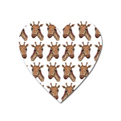 Giraffe Heart Magnet by ArtByAng