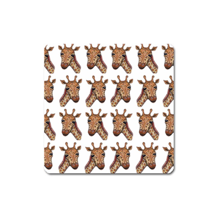 Giraffe Square Magnet