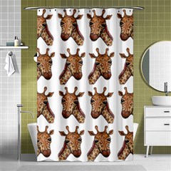 Giraffe Shower Curtain 48  X 72  (small)  by ArtByAng