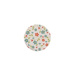 Flowers Pattern 1  Mini Buttons by Hansue