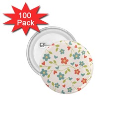 Flowers Pattern 1 75  Buttons (100 Pack)  by Hansue