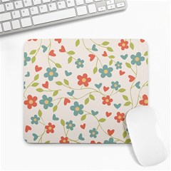 Flowers Pattern Large Mousepads by Hansue