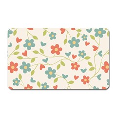 Flowers Pattern Magnet (rectangular) by Hansue