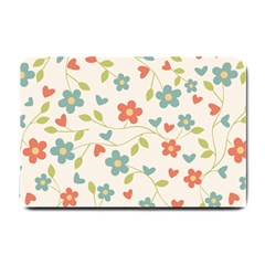 Flowers Pattern Small Doormat  by Hansue