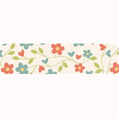 Flowers Pattern Large Bar Mats by Hansue