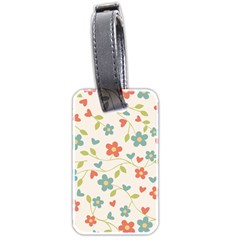 Flowers Pattern Luggage Tags (two Sides)