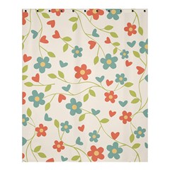 Flowers Pattern Shower Curtain 60  X 72  (medium) 