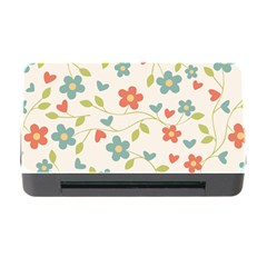 Flowers Pattern Memory Card Reader With Cf by Hansue