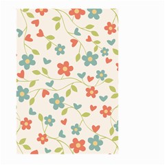 Flowers Pattern Large Garden Flag (two Sides)