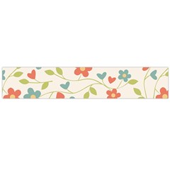 Flowers Pattern Large Flano Scarf 