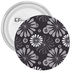 Floral Pattern 3  Buttons by Hansue