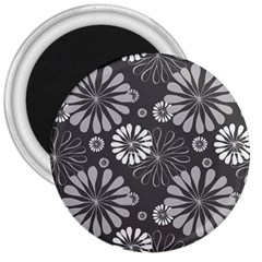 Floral Pattern 3  Magnets by Hansue