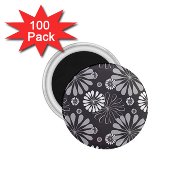 Floral Pattern 1.75  Magnets (100 pack) 