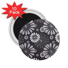 Floral Pattern 2 25  Magnets (10 Pack)  by Hansue