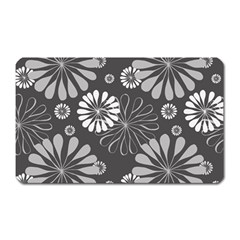 Floral Pattern Magnet (rectangular) by Hansue