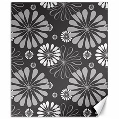 Floral Pattern Canvas 8  X 10  by Hansue