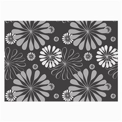 Floral Pattern Large Glasses Cloth by Hansue