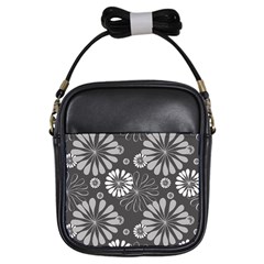 Floral Pattern Girls Sling Bag by Hansue