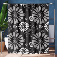 Floral Pattern Shower Curtain 60  X 72  (medium)  by Hansue