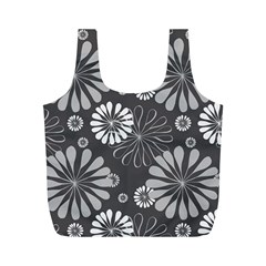 Floral Pattern Full Print Recycle Bag (m) by Hansue