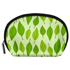 Autumn Pattern Accessory Pouch (large) by Hansue