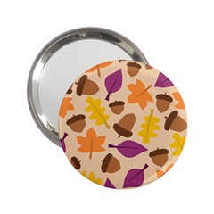 Acorn Pattern 2 25  Handbag Mirrors by Hansue