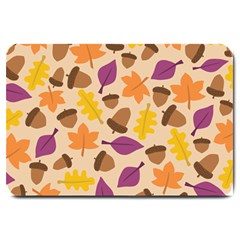 Acorn Pattern Large Doormat  by Hansue