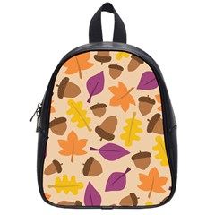 Acorn Pattern School Bag (small) by Hansue