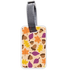 Acorn Pattern Luggage Tags (one Side)  by Hansue