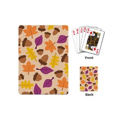 Acorn Pattern Playing Cards (mini) by Hansue